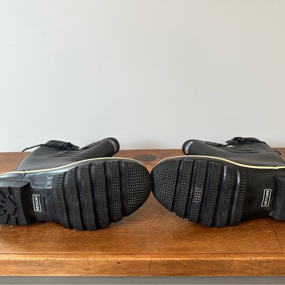 JILEON EXTRA WIDE CALF WOMENS' RAIN BOOTS - BLAK - SIZE 9 - Picture 4 of 6